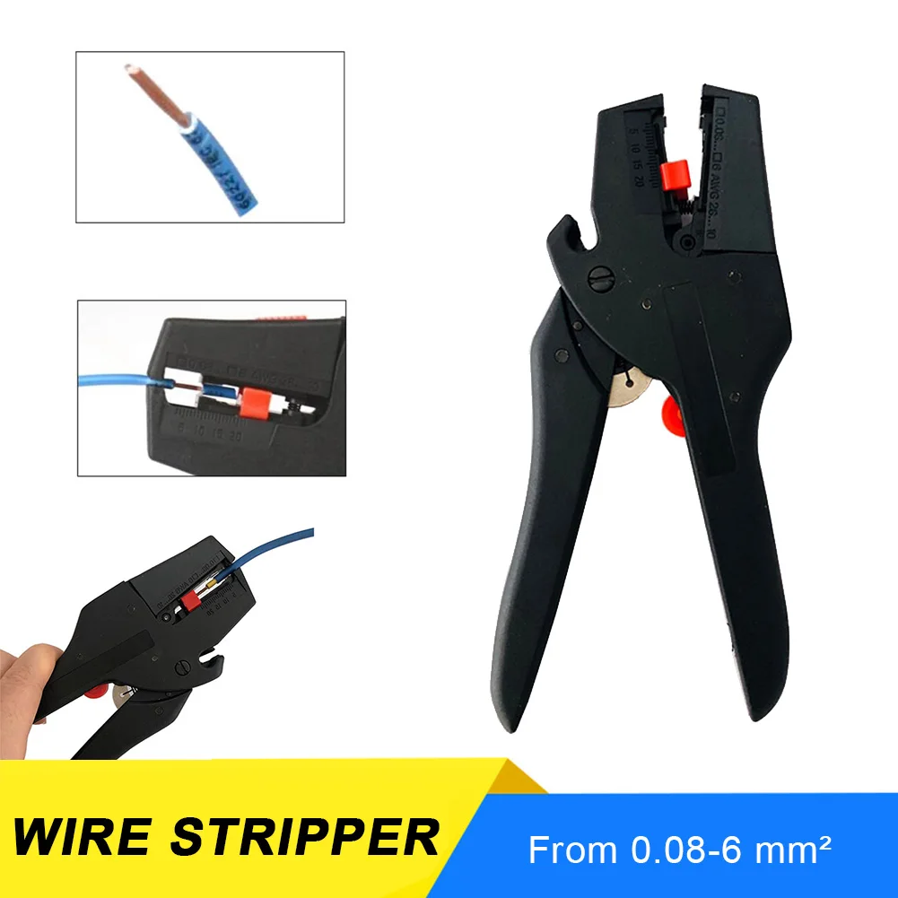 Professional Wire Stripper Self-Adjusting Pliers 2In1 Wire Stripping Cutting Insulation Automatic Stripping Pliers For 0.08-6mm²
Professional Wire Stripper Self-Adjusting Pliers 2In1 Wire Stripping Cutting Insulation Automatic Stripping Pliers For 0.08-6mm²