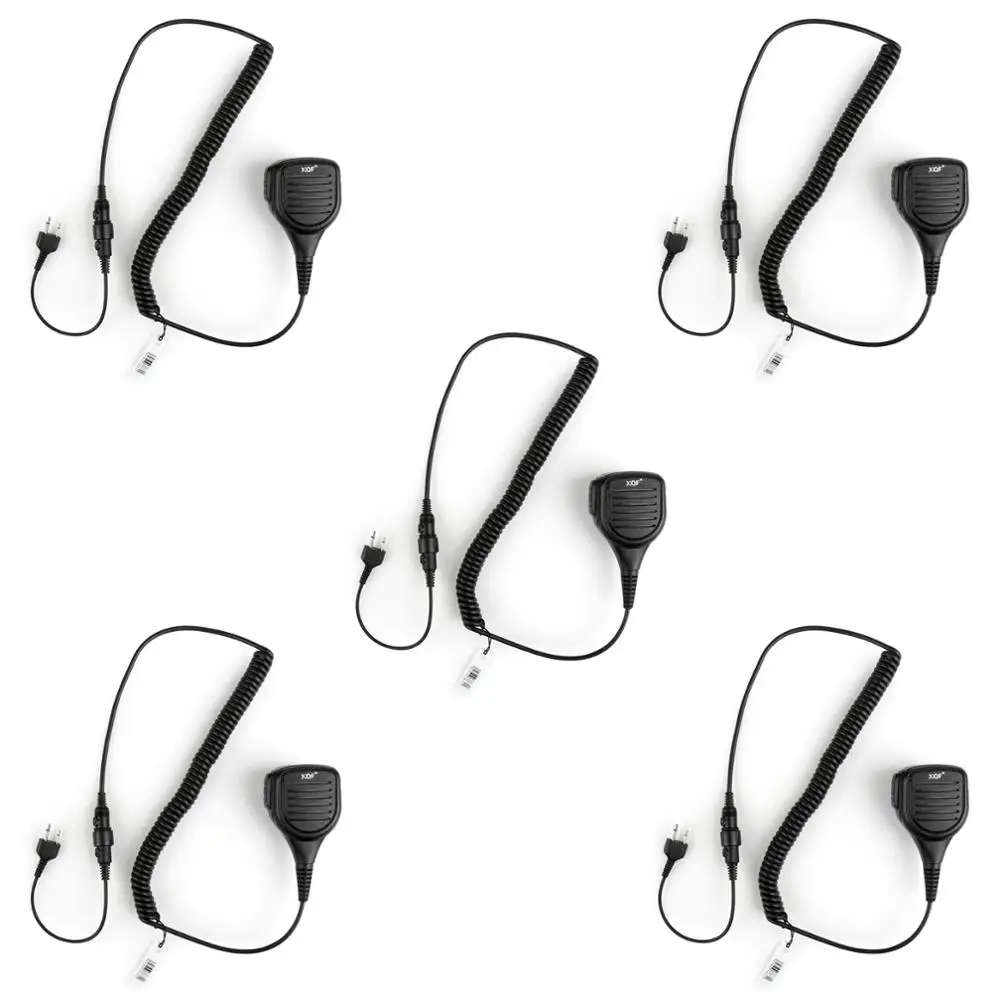 Artudatech 5Pcs IP54 Waterproof Speaker Microphone For ICOM IC V8 V82 F3 F4 2Pin Radio
Artudatech 5Pcs IP54 Waterproof Speaker Microphone For ICOM IC V8 V82 F3 F4 2Pin Radio