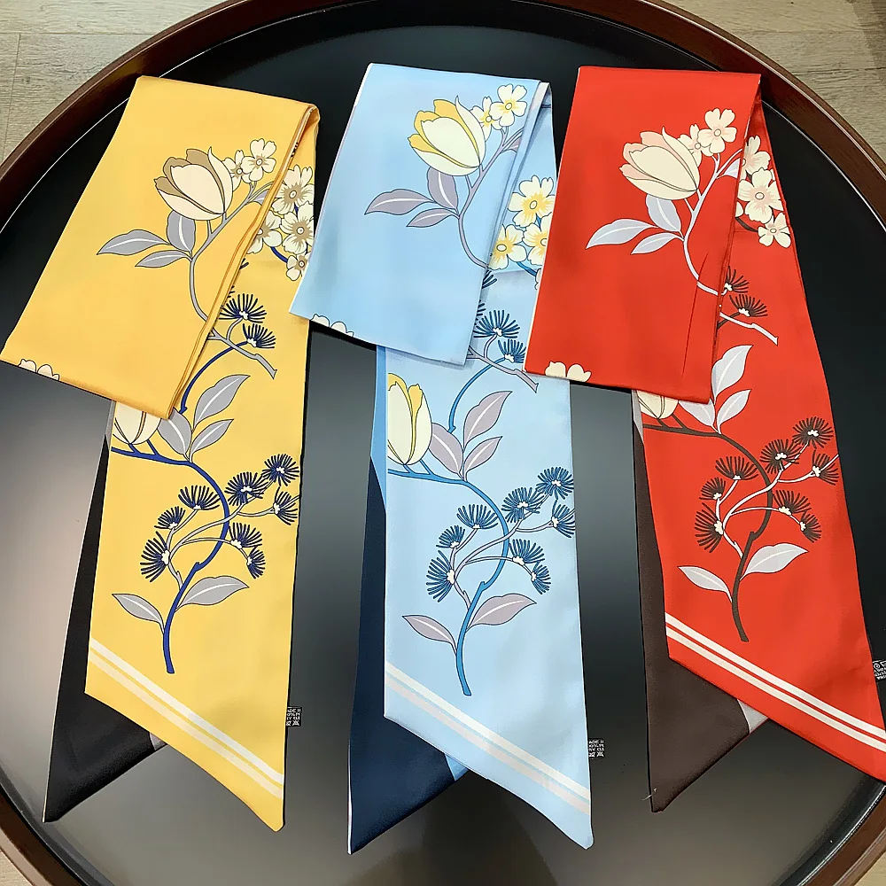 160*13cm New Branch Flower Magnolia Double-Layer Printed Twill Weave Silk Women's Long Scarves
160*13cm New Branch Flower Magnolia Double-Layer Printed Twill Weave Silk Women's Long Scarves