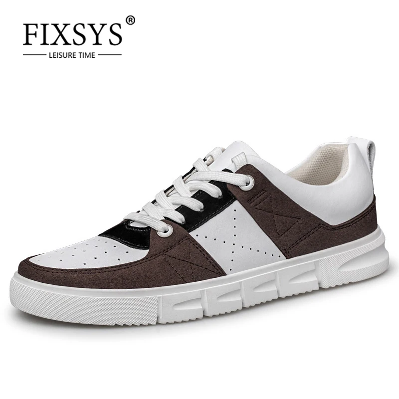 Кеды FIXSYS мужские из натуральной кожи, Повседневная Уличная обувь на шнуровке, Нескользящие кроссовки, дышащая спортивная обувь с вырезами
Кеды FIXSYS мужские из натуральной кожи, Повседневная Уличная обувь на шнуровке, Нескользящие кроссовки, дышащая спортивная обувь с вырезами