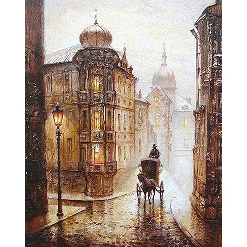 Full square / round diamond painting DIY diamond embroidery European street cross stitch rhinestone mosaic home decoration ZWQ
Full square / round diamond painting DIY diamond embroidery European street cross stitch rhinestone mosaic home decoration ZWQ