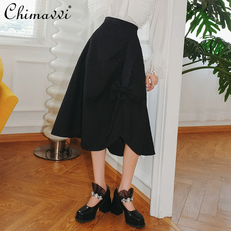 Autumn High Waist Black Fishtail Skirt for Women Irregular Mermaid Pleated Casual Skirt Female Loose Oversized Long Skirt
Autumn High Waist Black Fishtail Skirt for Women Irregular Mermaid Pleated Casual Skirt Female Loose Oversized Long Skirt