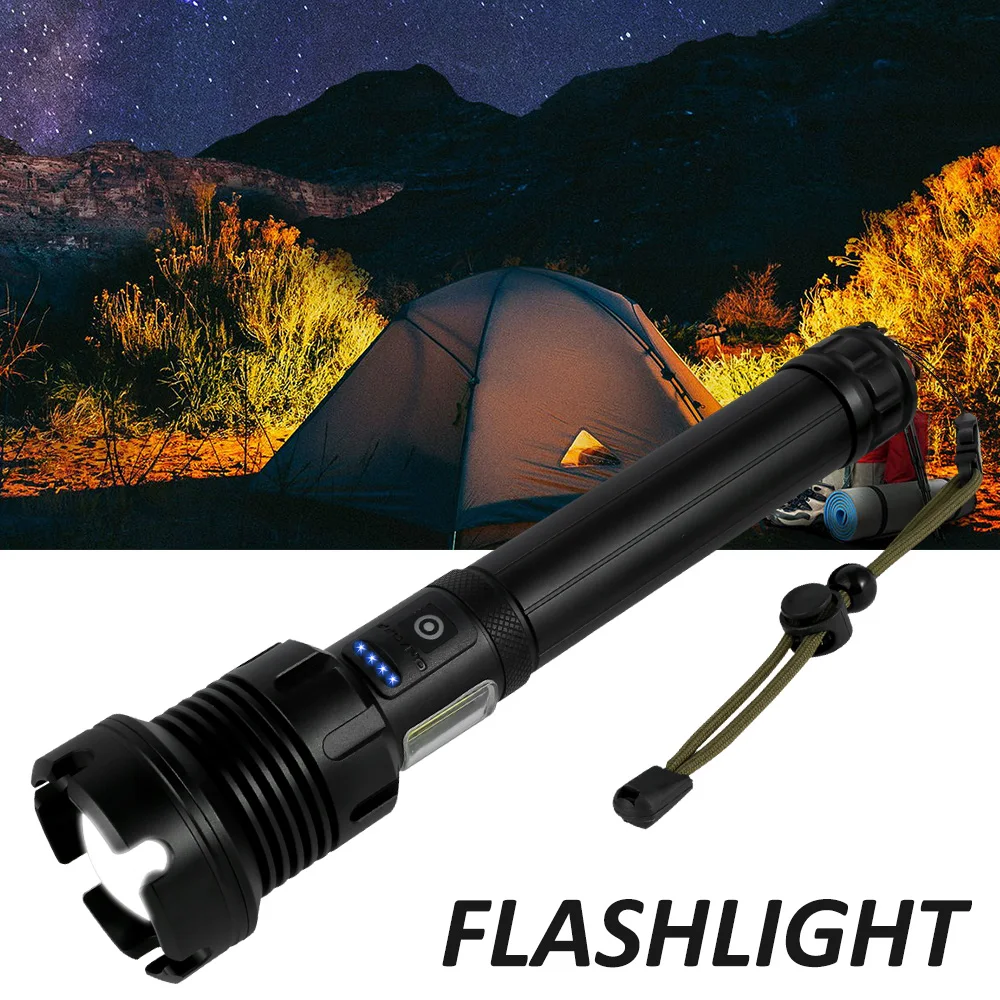 Rechargeable LED Flashlight LED Tactical Flashlight Lumens Zoomable Torch Flashlight Battery Waterproof Emergency Searchlight
Rechargeable LED Flashlight LED Tactical Flashlight Lumens Zoomable Torch Flashlight Battery Waterproof Emergency Searchlight