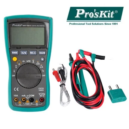 2018 Pro 'skit MT-1217 Safety Standard Professional Ohm Test Meter DC AC Voltage Current Resistance Analog Multimeter MT-1217-C
2018 Pro 'skit MT-1217 Safety Standard Professional Ohm Test Meter DC AC Voltage Current Resistance Analog Multimeter MT-1217-C