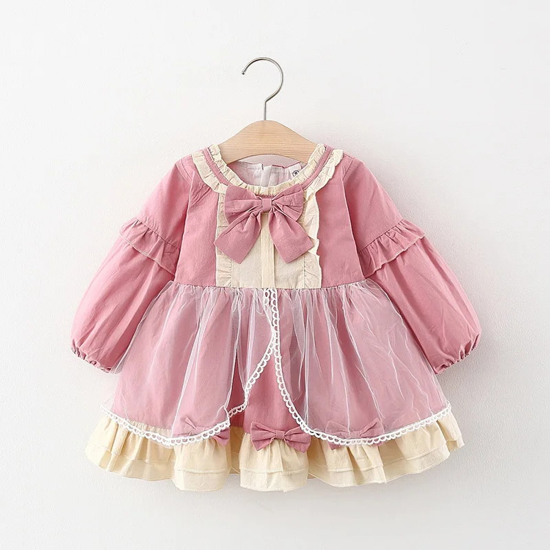 Baby Girl Dresses for Children Sweet Hipster Bow Mesh Dress Lolita Princess Party Dress Infant Birthday Clothing Toddler Clothes
Baby Girl Dresses for Children Sweet Hipster Bow Mesh Dress Lolita Princess Party Dress Infant Birthday Clothing Toddler Clothes