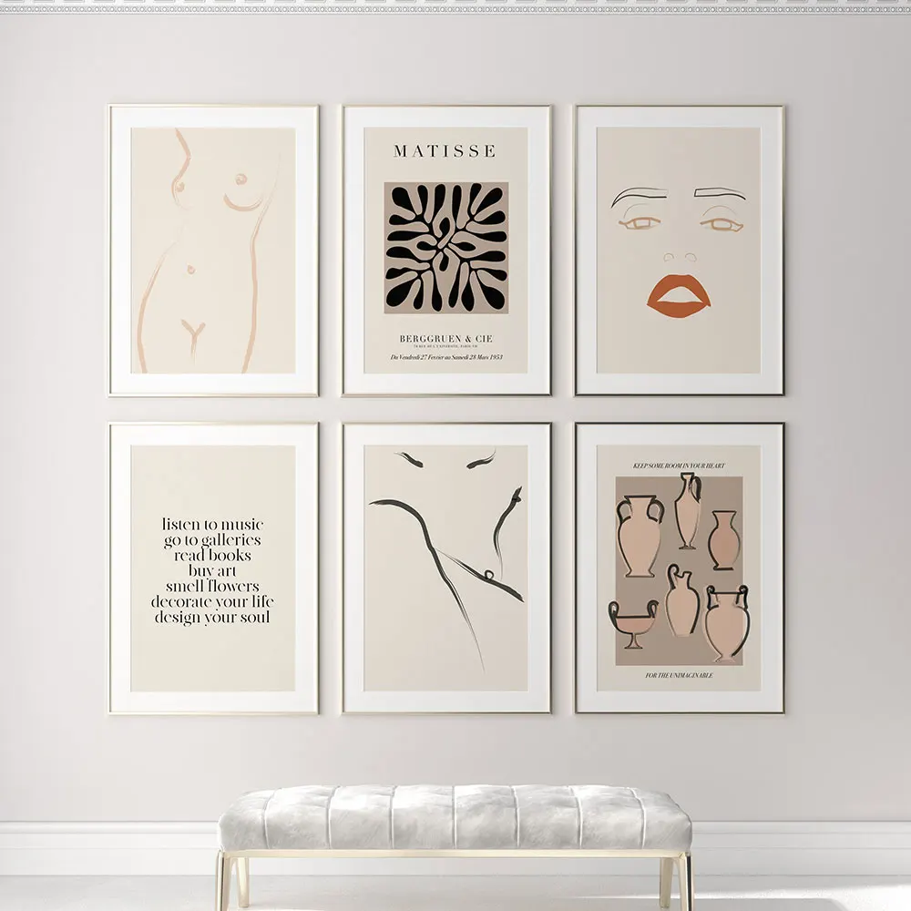 Boho Matisse Aabstract Poster Picasso Canvas Painting Minimalist Line Art Print Modern Wall Picture For Living Room Home Decor
Boho Matisse Aabstract Poster Picasso Canvas Painting Minimalist Line Art Print Modern Wall Picture For Living Room Home Decor