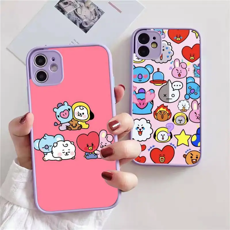 Zororong Cartoon Funny B-BT21 Phone Case For iphone 13 12 11 xr xs x 7 8 pro max light purple Soft TPU Silicone Clear Case Cover
Zororong Cartoon Funny B-BT21 Phone Case For iphone 13 12 11 xr xs x 7 8 pro max light purple Soft TPU Silicone Clear Case Cover