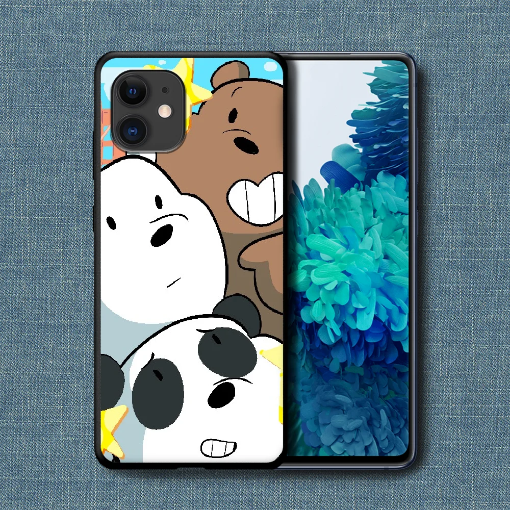 We Bare Ice Bear Panda Phone Case For iPhone 4 4s 5 5S SE 5C 6 6S 7 8 Plus X XS XR 11 12 Mini Pro Max 2020 black Waterproof
We Bare Ice Bear Panda Phone Case For iPhone 4 4s 5 5S SE 5C 6 6S 7 8 Plus X XS XR 11 12 Mini Pro Max 2020 black Waterproof