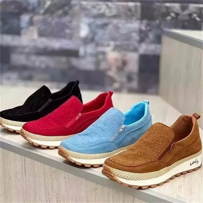 Spring/Autumn 2021 Women Shoes Fashion Sneakers Solid Casual Round Toe Med (3cm-5cm) Soft Canvas Low-top Platform Shoes Women
Spring/Autumn 2021 Women Shoes Fashion Sneakers Solid Casual Round Toe Med (3cm-5cm) Soft Canvas Low-top Platform Shoes Women