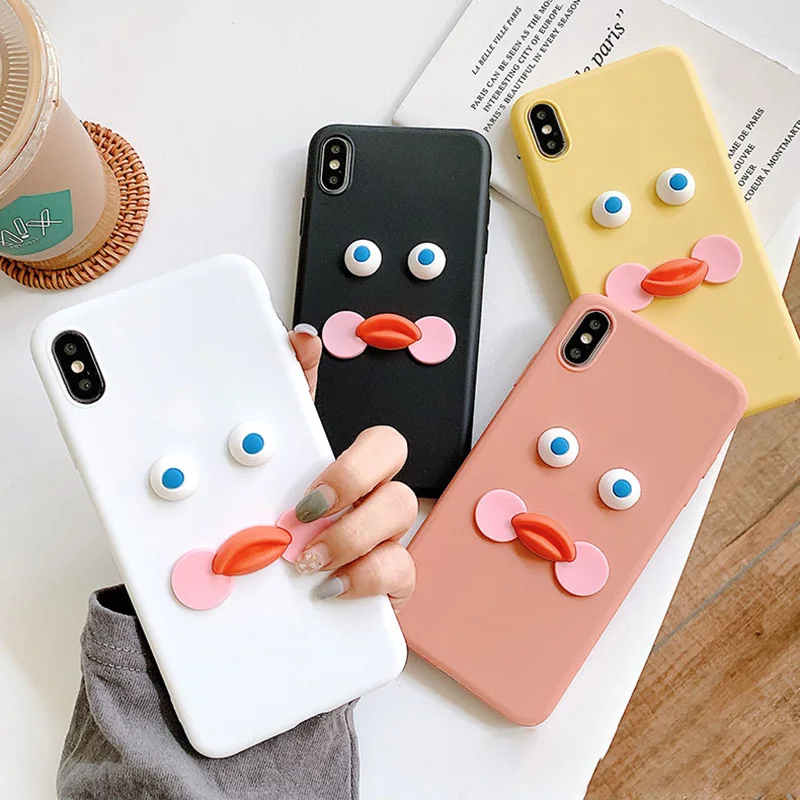 Роскошный милый чехол для iPhone 4 4s 5S SE 6 6S 7 8 Plus XR XS 11 Pro Max из мягкого ТПУ с мультяшным