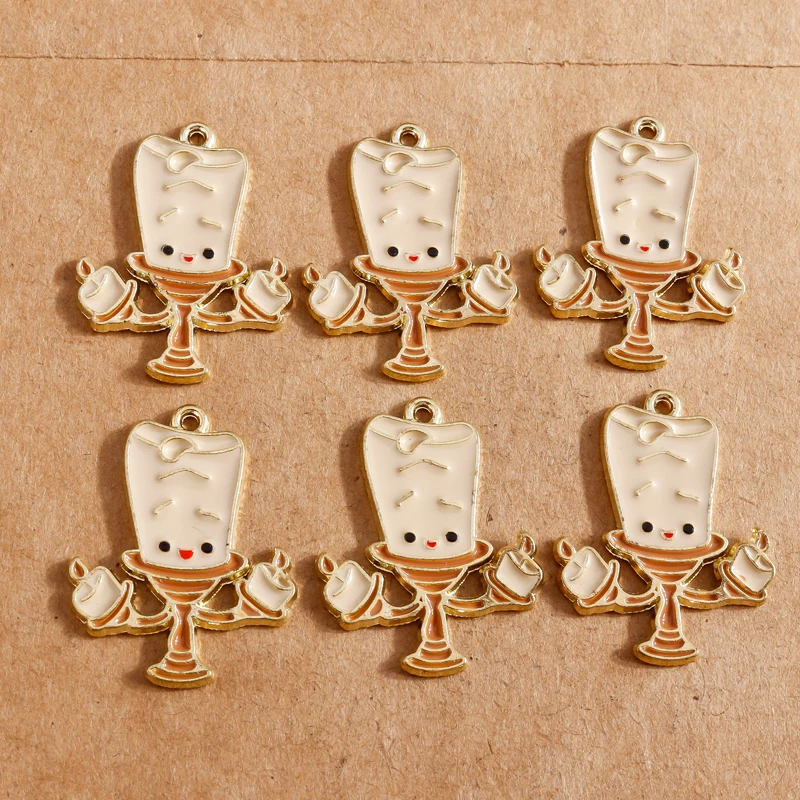 10pcs/lot 19*25mm Enamel Candle Charms for Bracelets Necklaces Jewelry Findings DIY Handmade Craft
10pcs/lot 19*25mm Enamel Candle Charms for Bracelets Necklaces Jewelry Findings DIY Handmade Craft