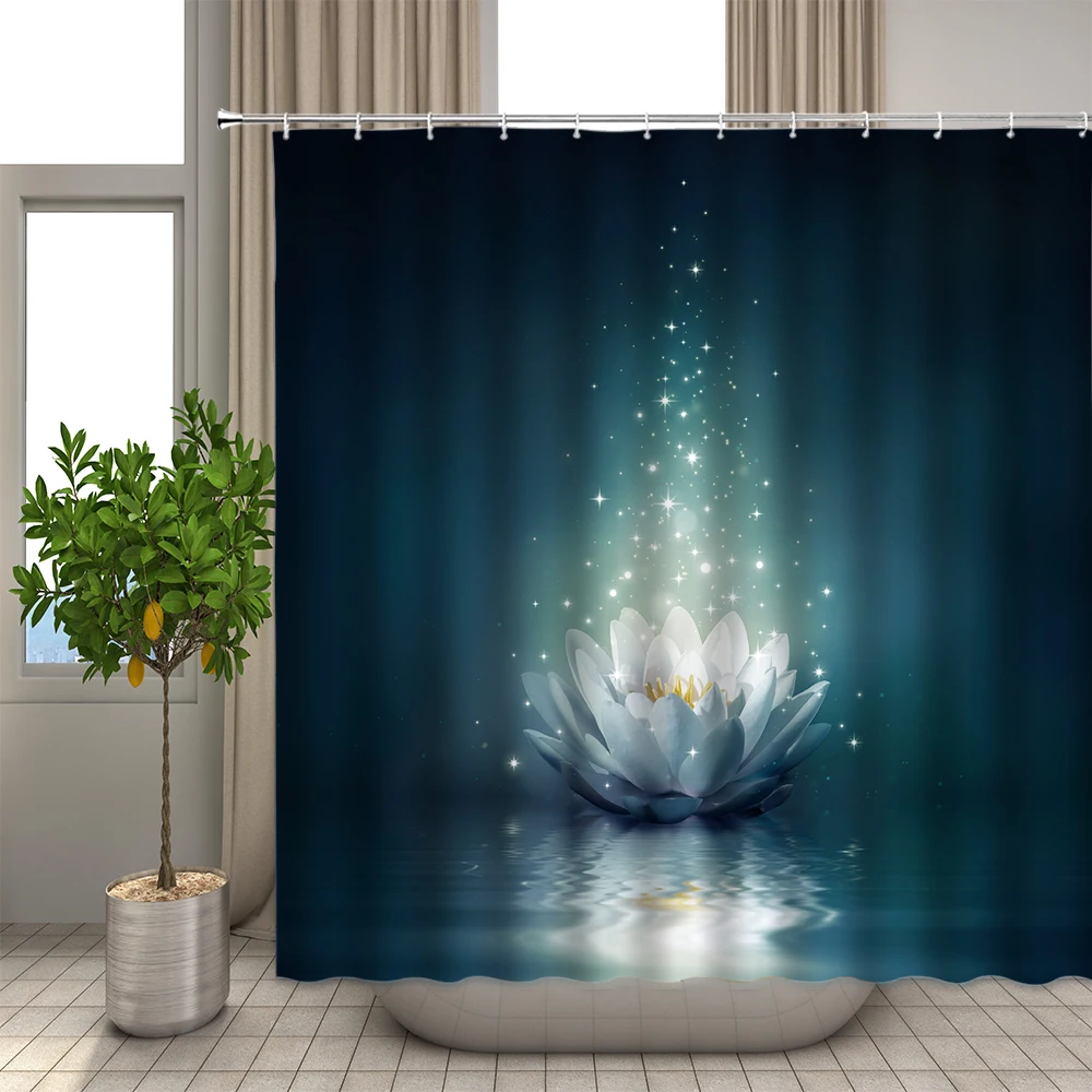 Dream Lotus On Water Reflection Shower Curtain Psychedelic Light Point Home Decor Fabric Bathroom Curtain Bathroom Accessories
Dream Lotus On Water Reflection Shower Curtain Psychedelic Light Point Home Decor Fabric Bathroom Curtain Bathroom Accessories