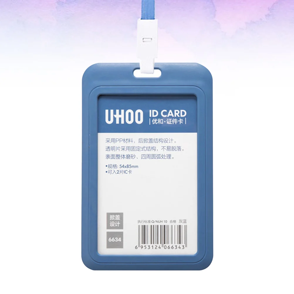 3Pcs Work Cover Credentials Holder Bus Bag Employee Badge Cover (Dusty Blue Cover + Hanging Strap)
3Pcs Work Cover Credentials Holder Bus Bag Employee Badge Cover (Dusty Blue Cover + Hanging Strap)