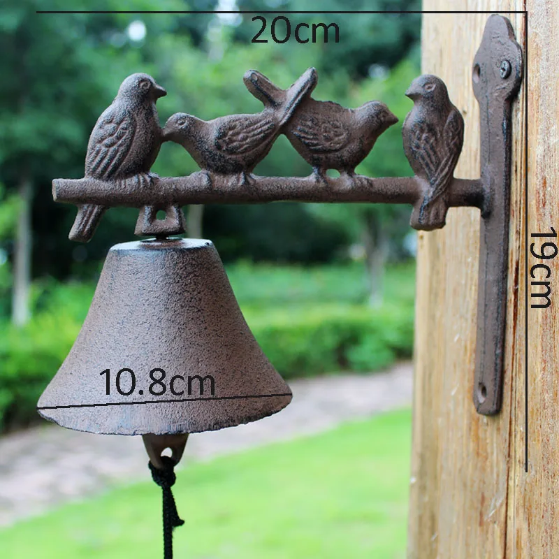 Four Birds Cast Iron Hand Cranking Wall Bell Rustic Retro Wall Mounted Welcome Door Bell Home Garden Decor Birds On Branch Bell
Four Birds Cast Iron Hand Cranking Wall Bell Rustic Retro Wall Mounted Welcome Door Bell Home Garden Decor Birds On Branch Bell