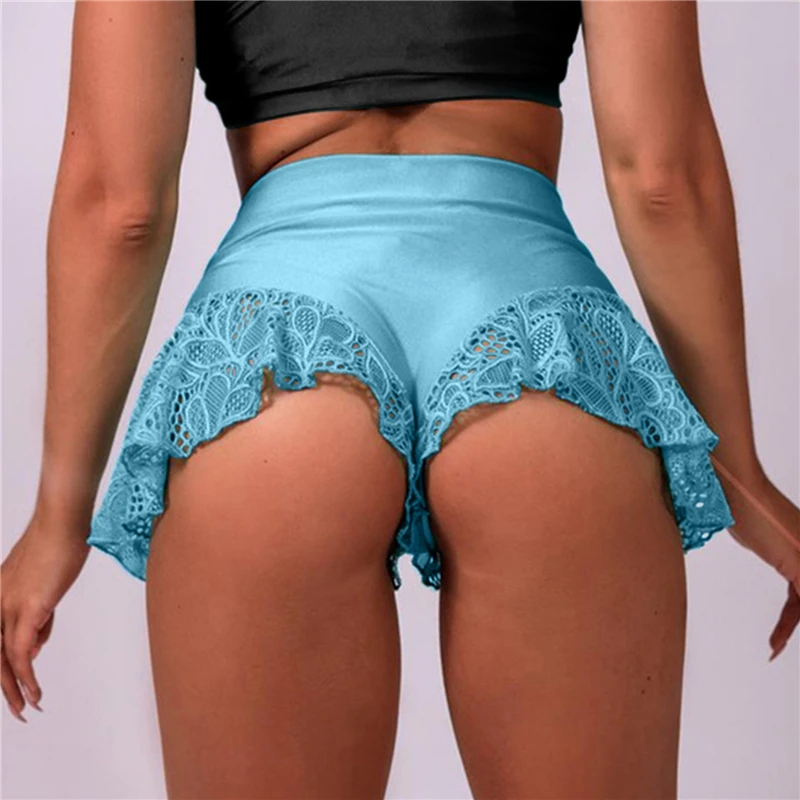 New Women's Sexy High Waist Shorts Dance Shorts Lace Solid Color Ruffle Shorts Mini Tight Bottom Summer Mature Clothes
New Women's Sexy High Waist Shorts Dance Shorts Lace Solid Color Ruffle Shorts Mini Tight Bottom Summer Mature Clothes