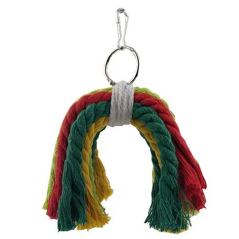 Parrot Rope Hanging Cotton Rope Colorful Chew Rope Bird Cage Cockatiel Toy Pet Stand Training Accessories Conure Swing Supplies
Parrot Rope Hanging Cotton Rope Colorful Chew Rope Bird Cage Cockatiel Toy Pet Stand Training Accessories Conure Swing Supplies