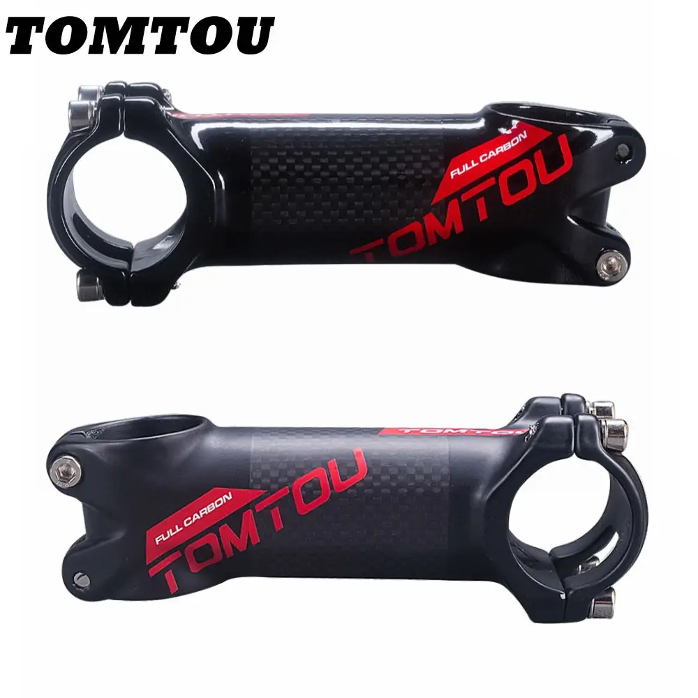 TOMTOU Bicycle Stem 3K Carbon Fiber + Aluminum Bike Stem Fork Clamp 28.6mm Handlebar Diameter 31.8mm Red Glossy Matte
TOMTOU Bicycle Stem 3K Carbon Fiber + Aluminum Bike Stem Fork Clamp 28.6mm Handlebar Diameter 31.8mm Red Glossy Matte