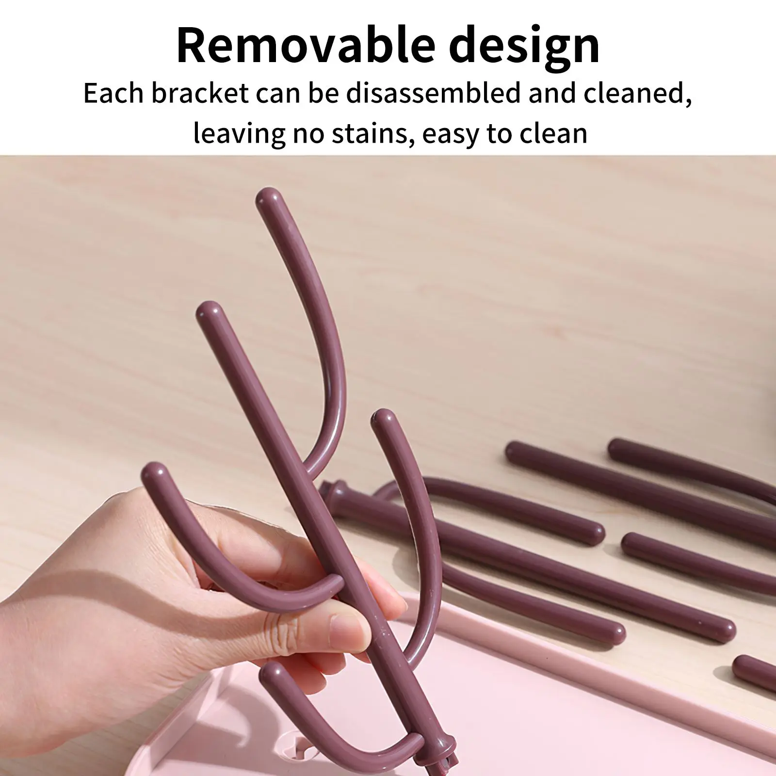 Creative Plastic Drain Dustproof Storage Bottle Holder Removable Draining Rack Multifunctional Tree Shaped Bottle Drying Rack
Creative Plastic Drain Dustproof Storage Bottle Holder Removable Draining Rack Multifunctional Tree Shaped Bottle Drying Rack