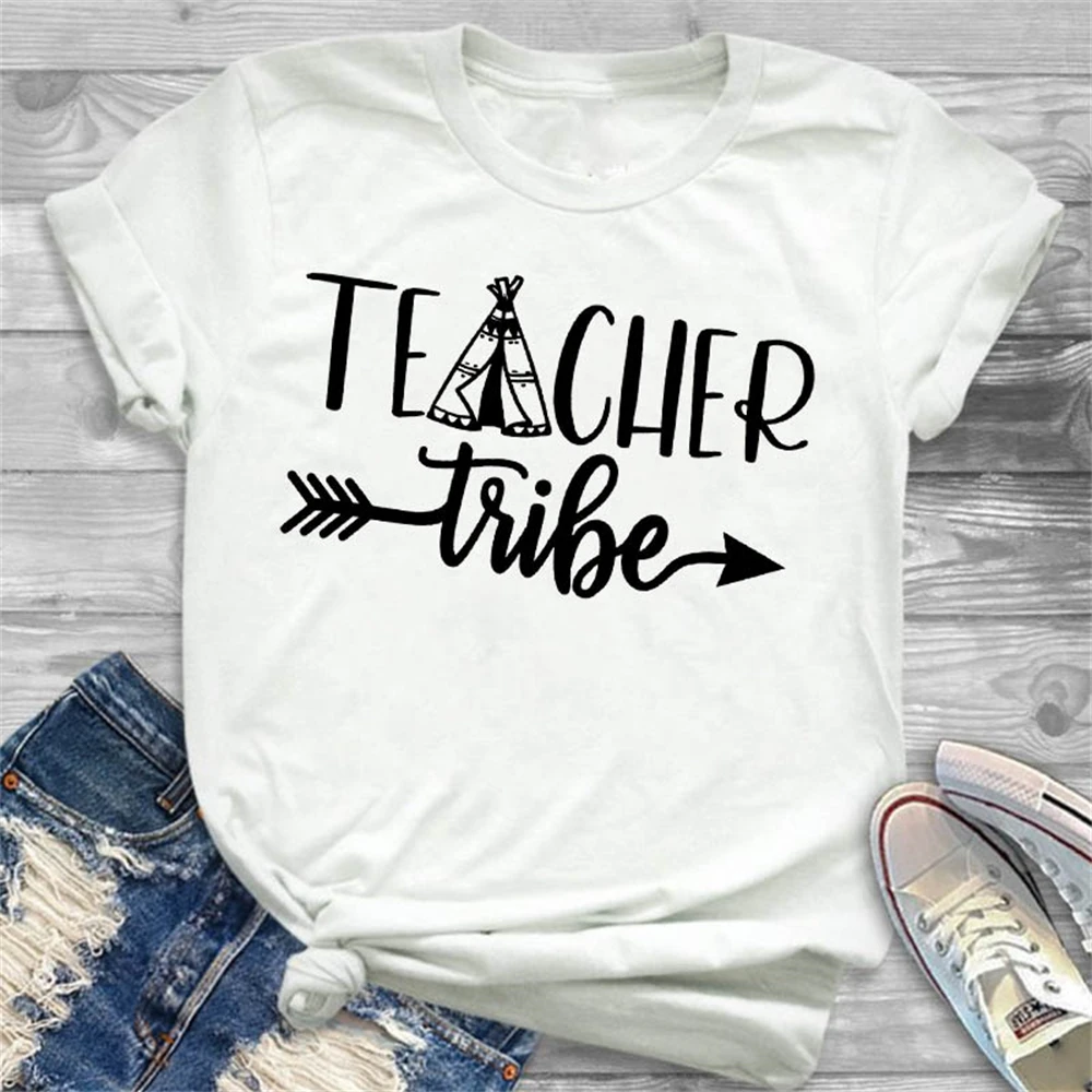 Women Lady T Shirt Teacher Tribe Printed Tshirt Ladies Short Sleeve Tee Shirt Women Female Tops Clothes Graphic T-shirt EWS3
Women Lady T Shirt Teacher Tribe Printed Tshirt Ladies Short Sleeve Tee Shirt Women Female Tops Clothes Graphic T-shirt EWS3