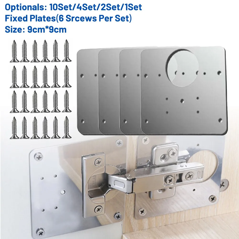 Furniture Hardwar Hinges Repair Plate Stainless Steel Furniture Cupboard Cabinet Door Hinges Mount Tool With Screws
Furniture Hardwar Hinges Repair Plate Stainless Steel Furniture Cupboard Cabinet Door Hinges Mount Tool With Screws