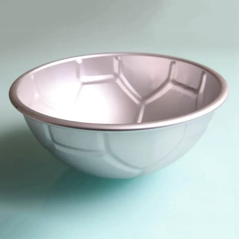 1 PCS 3D Half Round Ball Shaped Football Cake Mold 8 inch Thickening Aluminum Alloy Mould Birthday Baking Pan
1 PCS 3D Half Round Ball Shaped Football Cake Mold 8 inch Thickening Aluminum Alloy Mould Birthday Baking Pan