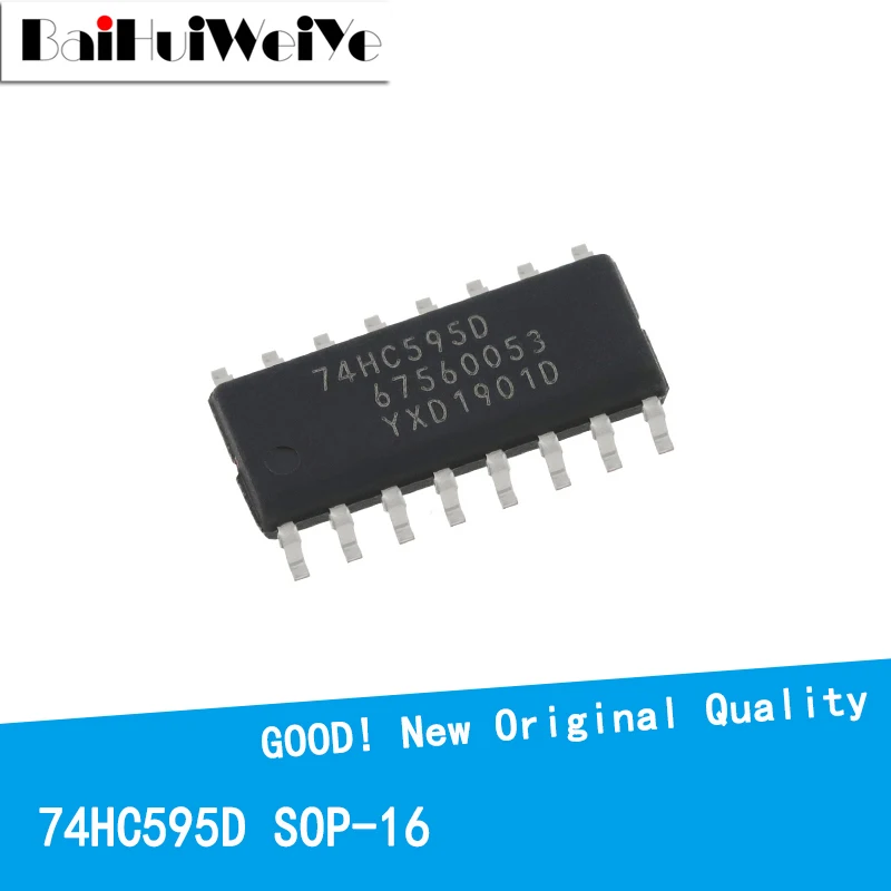 20PCS/LOT 74HC595 SOP16 74HC595D SOP SN74HC595D SOP-16 SMD SM74HC595D New Original Good Quality Chipset
20PCS/LOT 74HC595 SOP16 74HC595D SOP SN74HC595D SOP-16 SMD SM74HC595D New Original Good Quality Chipset