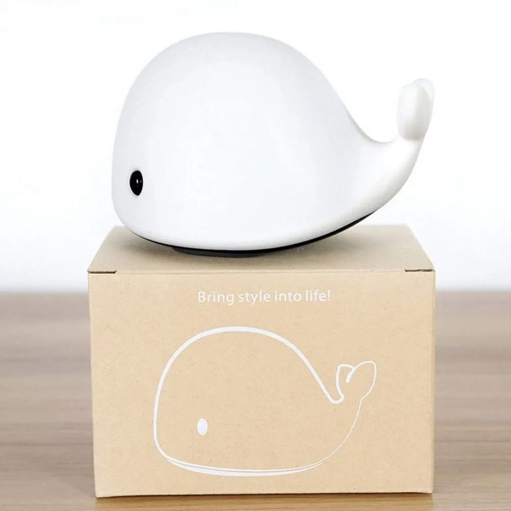 Night Light Whale Shape Shooting Colorful Lights USB Charging Led Colorful Silicone Dolphin Night Light Children Sleep Aid
Night Light Whale Shape Shooting Colorful Lights USB Charging Led Colorful Silicone Dolphin Night Light Children Sleep Aid