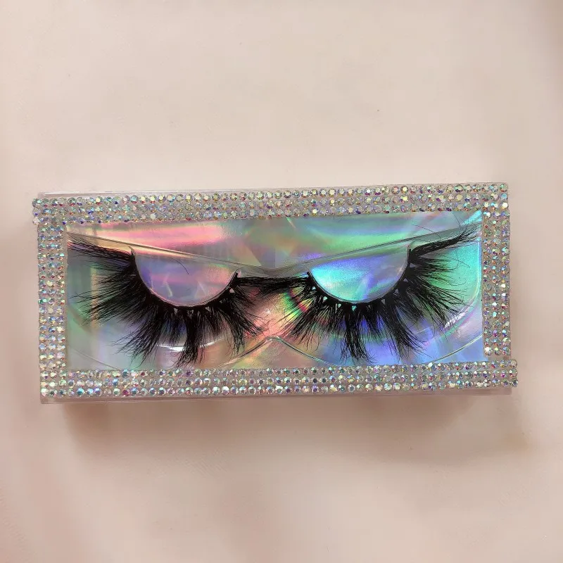 Rhinestone Eyelashes Packing Gift Boxes 50 boxes Diamond Lashes Cases Package 25mm mink lash
Rhinestone Eyelashes Packing Gift Boxes 50 boxes Diamond Lashes Cases Package 25mm mink lash