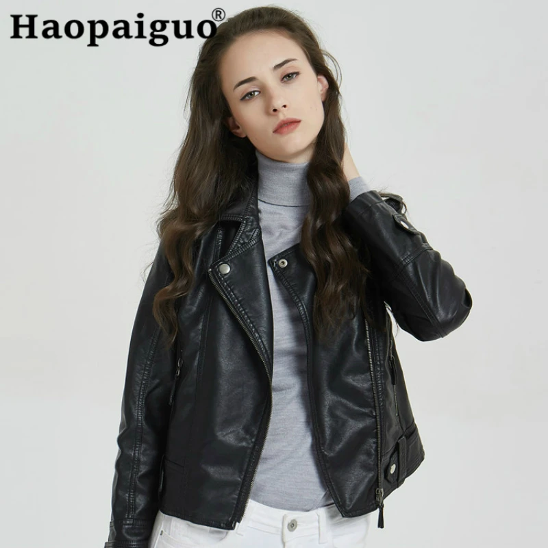 Горячая Распродажа, модные зимние женские Мотоциклетные Куртки из искусственной кожи, женское осеннее короткое пальто с эполетами на молнии, моющееся пальто, черная верхняя одежда, пальто
Горячая Распродажа, модные зимние женские Мотоциклетные Куртки из искусственной кожи, женское осеннее короткое пальто с эполетами на молнии, моющееся пальто, черная верхняя одежда, пальто