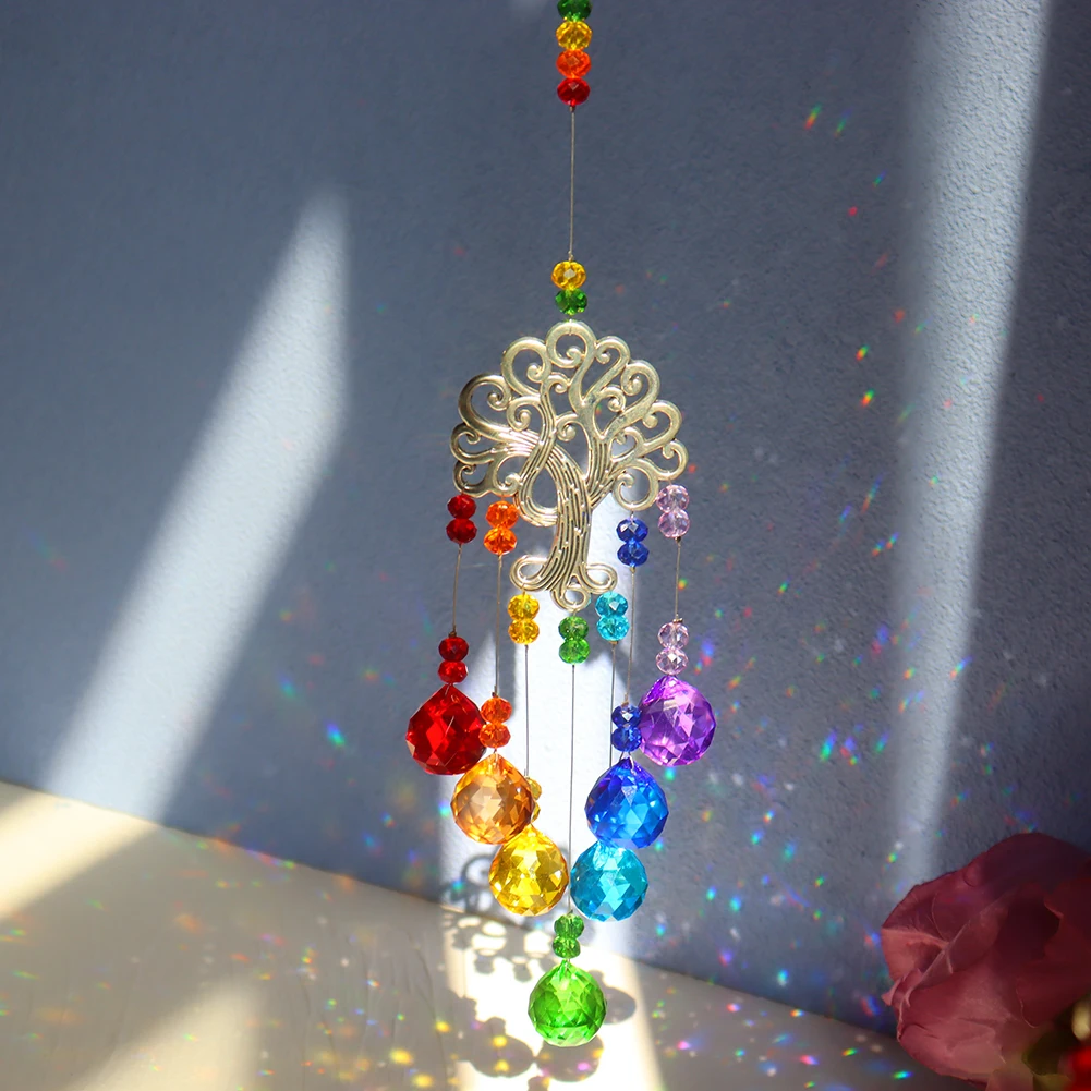 Crystal Wind Chime Star Moon Sun Catchers Prisms Pendant Dream catcher Plated Hanging Drop for Outdoor Indoor Garden Windchimes
Crystal Wind Chime Star Moon Sun Catchers Prisms Pendant Dream catcher Plated Hanging Drop for Outdoor Indoor Garden Windchimes