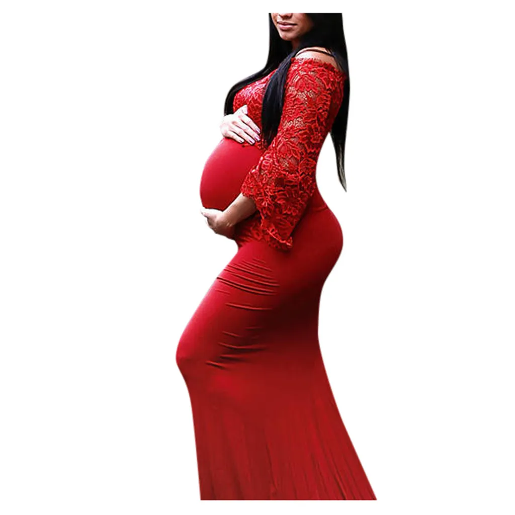 Women Pregnants Photography Props Off Shoulder Sleeveless Maternity Solid Maternity Dress For Women Maxi Maternity Gown
Women Pregnants Photography Props Off Shoulder Sleeveless Maternity Solid Maternity Dress For Women Maxi Maternity Gown