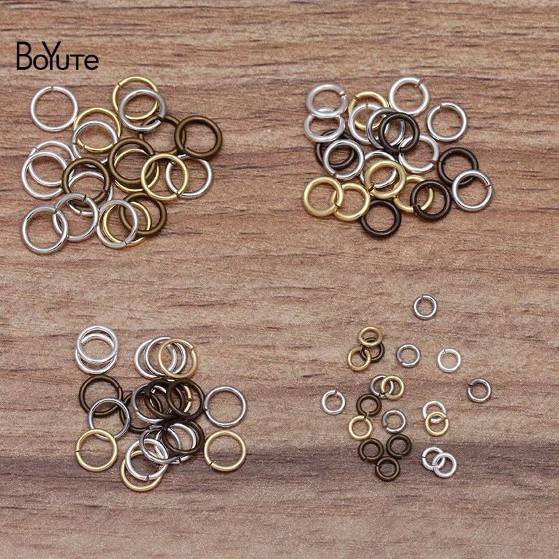 BoYuTe (100 Gram/Bag) 3.5-4-5-6MM Metal Brass Jump Ring Materials Handmade Diy Jewelry Accessories Wholesale
BoYuTe (100 Gram/Bag) 3.5-4-5-6MM Metal Brass Jump Ring Materials Handmade Diy Jewelry Accessories Wholesale