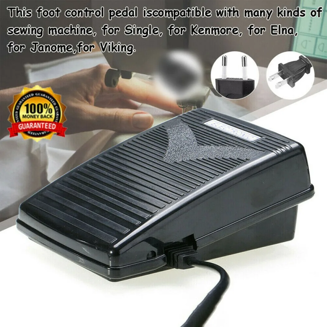 Foot Control Pedal For Singer Janome Sewing Machine Electric Cord Speed Adjustor Controller Control Switch Motor Accessory
Foot Control Pedal For Singer Janome Sewing Machine Electric Cord Speed Adjustor Controller Control Switch Motor Accessory