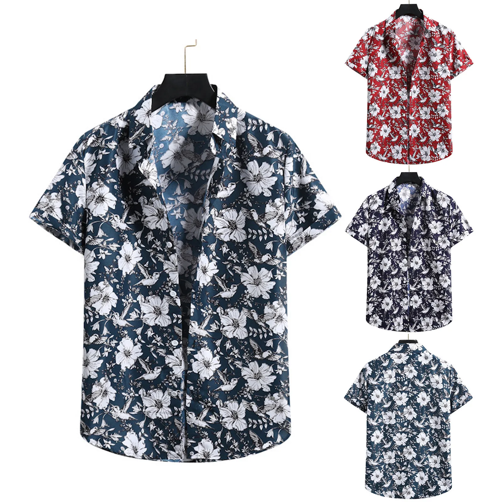 Fashion Plant Flower Design Short Sleeve Casual Shirts Men's Hawaiian Blouse Short Summer Clothing Plus Asian Size 5xl 6xl
Fashion Plant Flower Design Short Sleeve Casual Shirts Men's Hawaiian Blouse Short Summer Clothing Plus Asian Size 5xl 6xl