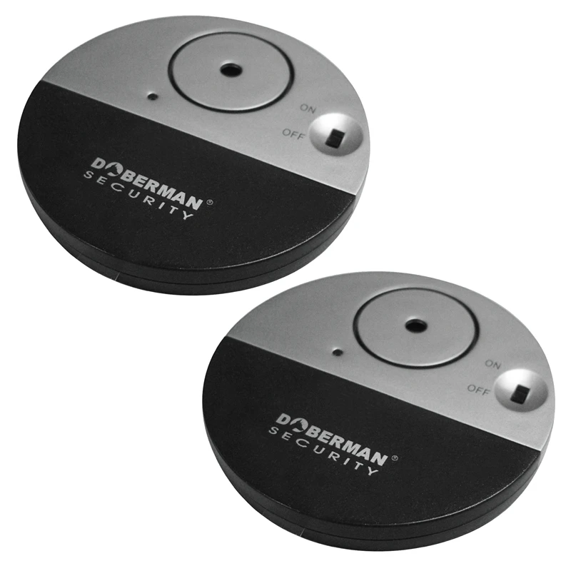 2X DOBERMAN SECURITY 100DB Wireless Electronic Vibration Detector Cabinet Door Window Vibration Sensor Alert
2X DOBERMAN SECURITY 100DB Wireless Electronic Vibration Detector Cabinet Door Window Vibration Sensor Alert