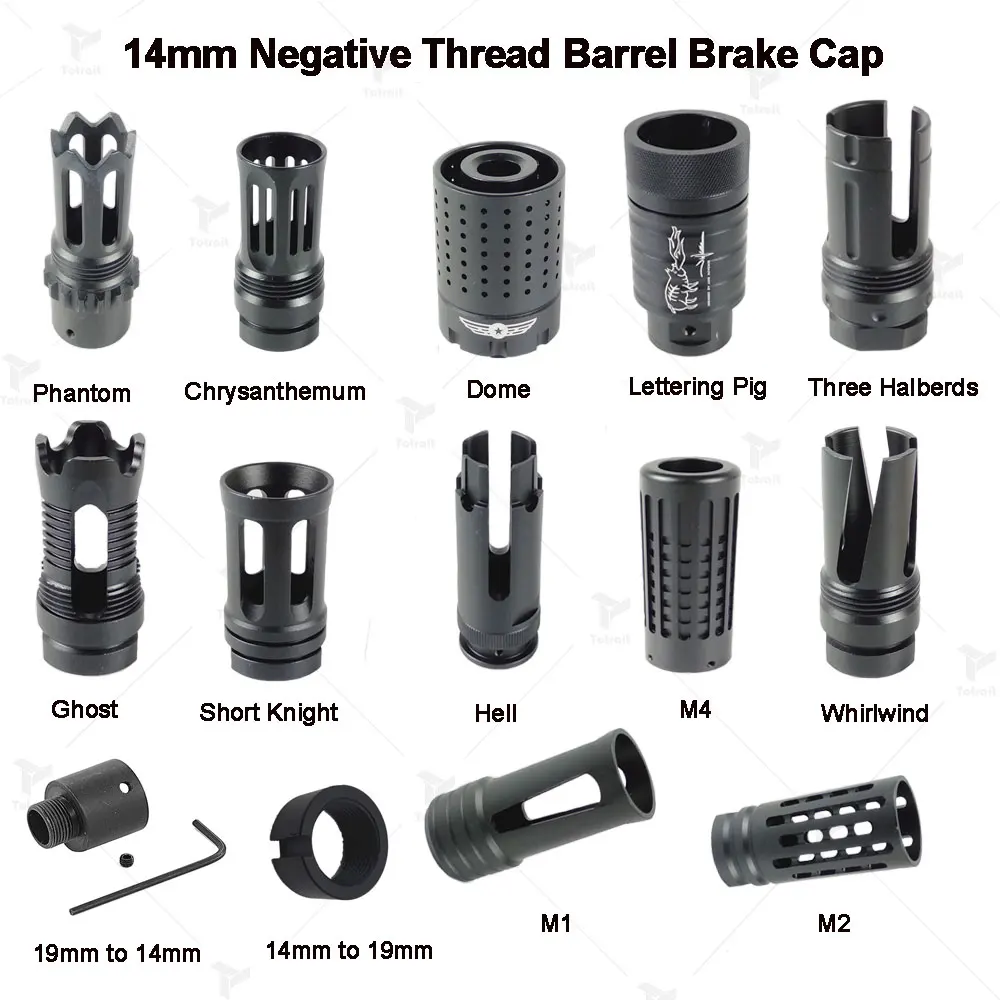 19mm Negative Thread Barrel Brake Cap for JM Gen8 M4A SLR SMC CQB with 14mm to19mm Threaded Concave Tub
19mm Negative Thread Barrel Brake Cap for JM Gen8 M4A SLR SMC CQB with 14mm to19mm Threaded Concave Tub