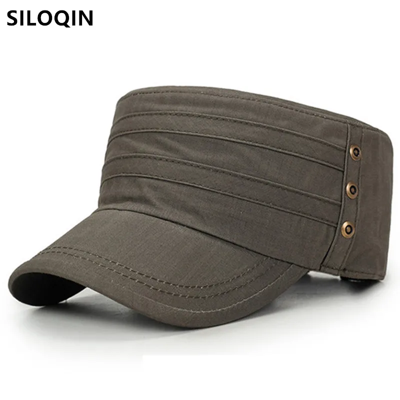 SILOQIN Snapback Cap Men Cotton Navy Hat Military Hats Bone Men's Flat Cap New Trend Adjustable Size Simple Casual Sports Caps
SILOQIN Snapback Cap Men Cotton Navy Hat Military Hats Bone Men's Flat Cap New Trend Adjustable Size Simple Casual Sports Caps
