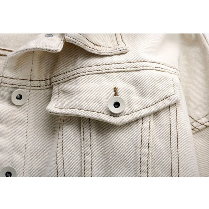 Harajuku Denim Short Jacket Women Hooded 2021 Spring Autumn New Korean Single-Breasted Jeans Coat Tops Loose Ladies Clothes G713
Harajuku Denim Short Jacket Women Hooded 2021 Spring Autumn New Korean Single-Breasted Jeans Coat Tops Loose Ladies Clothes G713