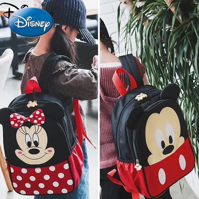 Disney Mickey Minnie Children's Backpack School Bag New Cute Bow Kindergarten Pupils Campus Kids Backpack
Disney Mickey Minnie Children's Backpack School Bag New Cute Bow Kindergarten Pupils Campus Kids Backpack