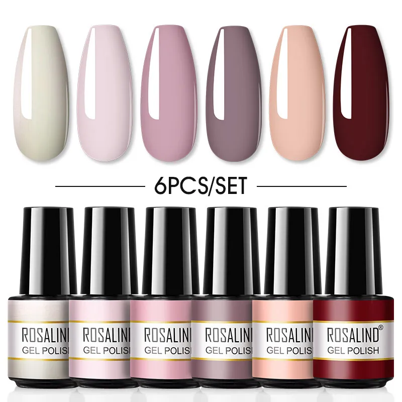 ROSALIND Gel Nail Polish Set Kit 2/4/6PCS Nails Art for Manicure semi permanent Base Top Coat Soak Off UV Lamp Nail Polish Set
ROSALIND Gel Nail Polish Set Kit 2/4/6PCS Nails Art for Manicure semi permanent Base Top Coat Soak Off UV Lamp Nail Polish Set