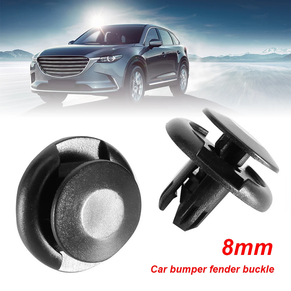 Auto Fastener Clips 20pcs 8mm Plastic Clip Trim Retaining Fasteners Quick Release Car Mudgard Bumper Clamp For Honda For Mazda
Auto Fastener Clips 20pcs 8mm Plastic Clip Trim Retaining Fasteners Quick Release Car Mudgard Bumper Clamp For Honda For Mazda