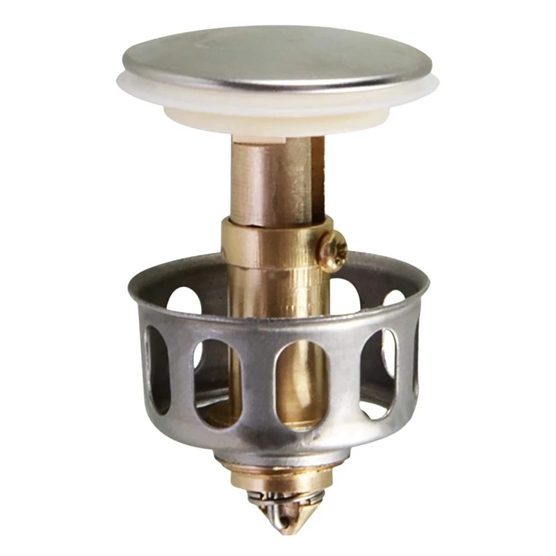 Universal Sink Bounce Drain Filter, Sink Drain Hole with Removable Hair Extension, for Kitchen Sink/Bathroom Drain Hole
Universal Sink Bounce Drain Filter, Sink Drain Hole with Removable Hair Extension, for Kitchen Sink/Bathroom Drain Hole