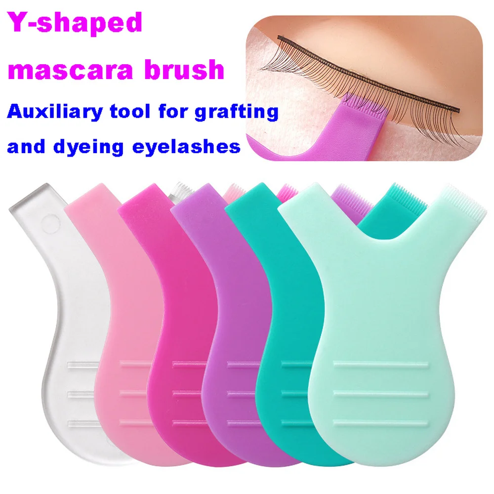 10 Pcs/Pack Plastic Eyelash Brush Reuseable Y shape perm Clean tool Grafted Eyelashes Comb women Makeup Brushes for lash Mascara
10 Pcs/Pack Plastic Eyelash Brush Reuseable Y shape perm Clean tool Grafted Eyelashes Comb women Makeup Brushes for lash Mascara