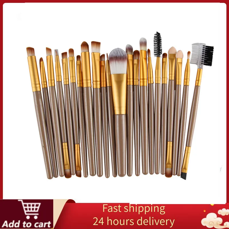 22pcs Natural Makeup Brushes Sets Professional Eye Cosmetic Powder Foundation Eye Shadow Cosmetics Eyebrows brushes
22pcs Natural Makeup Brushes Sets Professional Eye Cosmetic Powder Foundation Eye Shadow Cosmetics Eyebrows brushes
