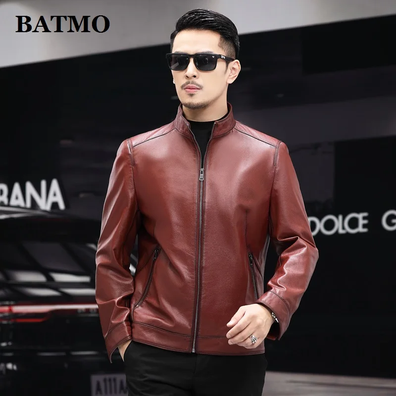 Batmo 2022 new arrival spring high quality cow leather jackets men,slim leather blazer men size M-XXXL XC2105
Batmo 2022 new arrival spring high quality cow leather jackets men,slim leather blazer men size M-XXXL XC2105