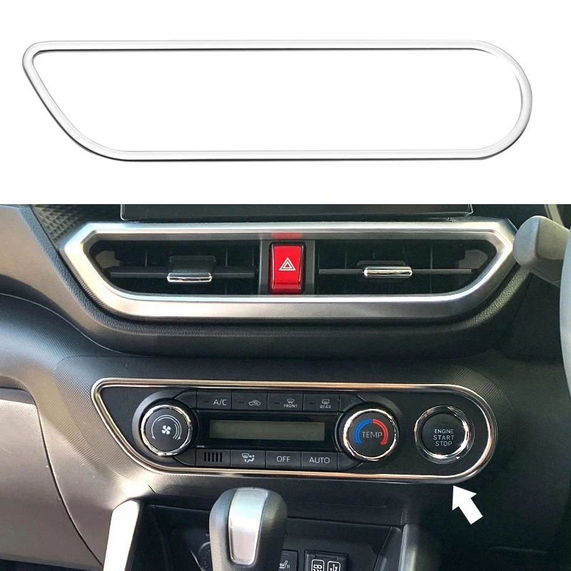 Car Central Control Air Conditioning Decorative Frame Air Conditioning Air Outlet Cover for Toyota Raize 2020-2021
Car Central Control Air Conditioning Decorative Frame Air Conditioning Air Outlet Cover for Toyota Raize 2020-2021