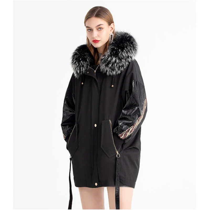 New High Quality Winter Parka Women Fashion Removable Rex Rabbit Fur Liner Raccoon Fur Collar Hooded Jacket Casual Outwear KW268
New High Quality Winter Parka Women Fashion Removable Rex Rabbit Fur Liner Raccoon Fur Collar Hooded Jacket Casual Outwear KW268