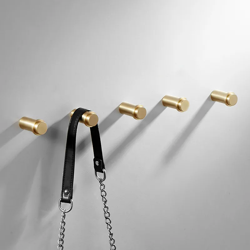 Brushed brass hook clothes hook wall hook brass bathroom accessories clothes hanger door hook WF
Brushed brass hook clothes hook wall hook brass bathroom accessories clothes hanger door hook WF