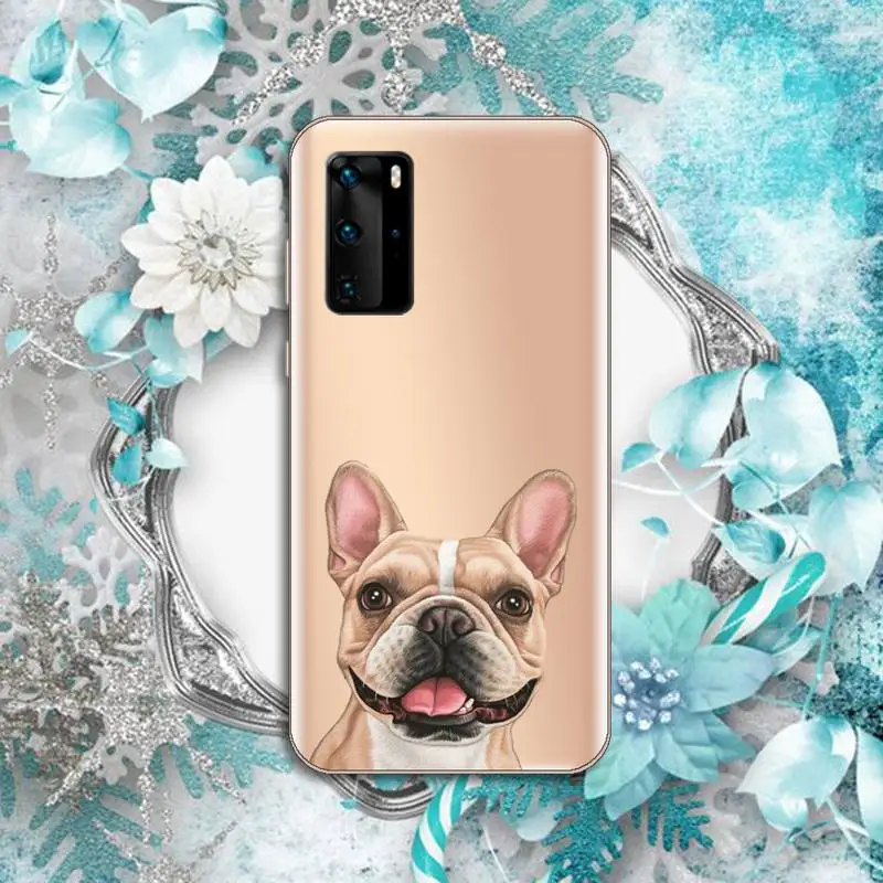 Pug Dog French Bulldog Phone Case Transparent for huawei honor P 40 30 20 lite Pro 10 i 8 9 x p smart 2019
Pug Dog French Bulldog Phone Case Transparent for huawei honor P 40 30 20 lite Pro 10 i 8 9 x p smart 2019
