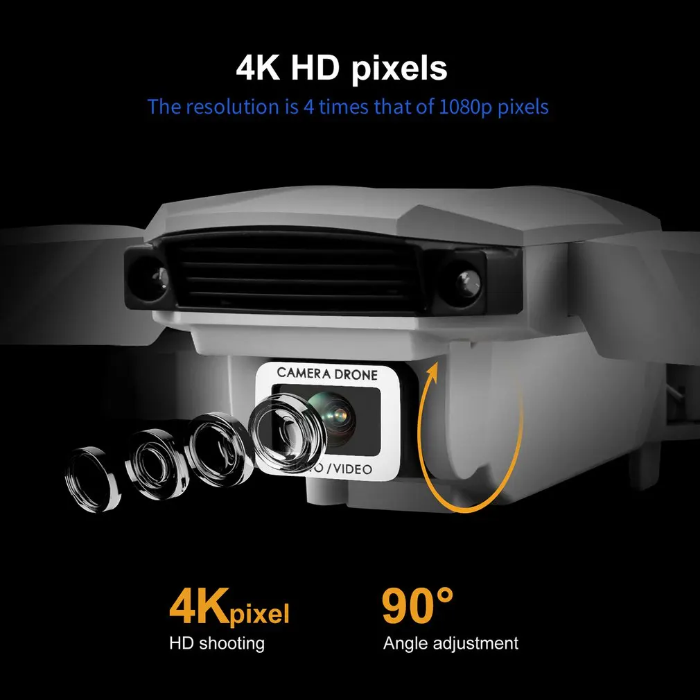 S62 New RC Drone 4K HD Camera Professional Aerial Photography WIFI Foldable Quadcopter ravity sensor Kid's Gift Toys
S62 New RC Drone 4K HD Camera Professional Aerial Photography WIFI Foldable Quadcopter ravity sensor Kid's Gift Toys